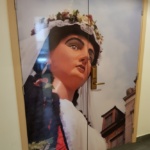 décoration sur porte